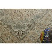 1970s Vintage Persian Handknotted Wool Orange Oversize Area Rug 286X380