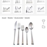 Christofle cutlery, vintage integral model from the 70s