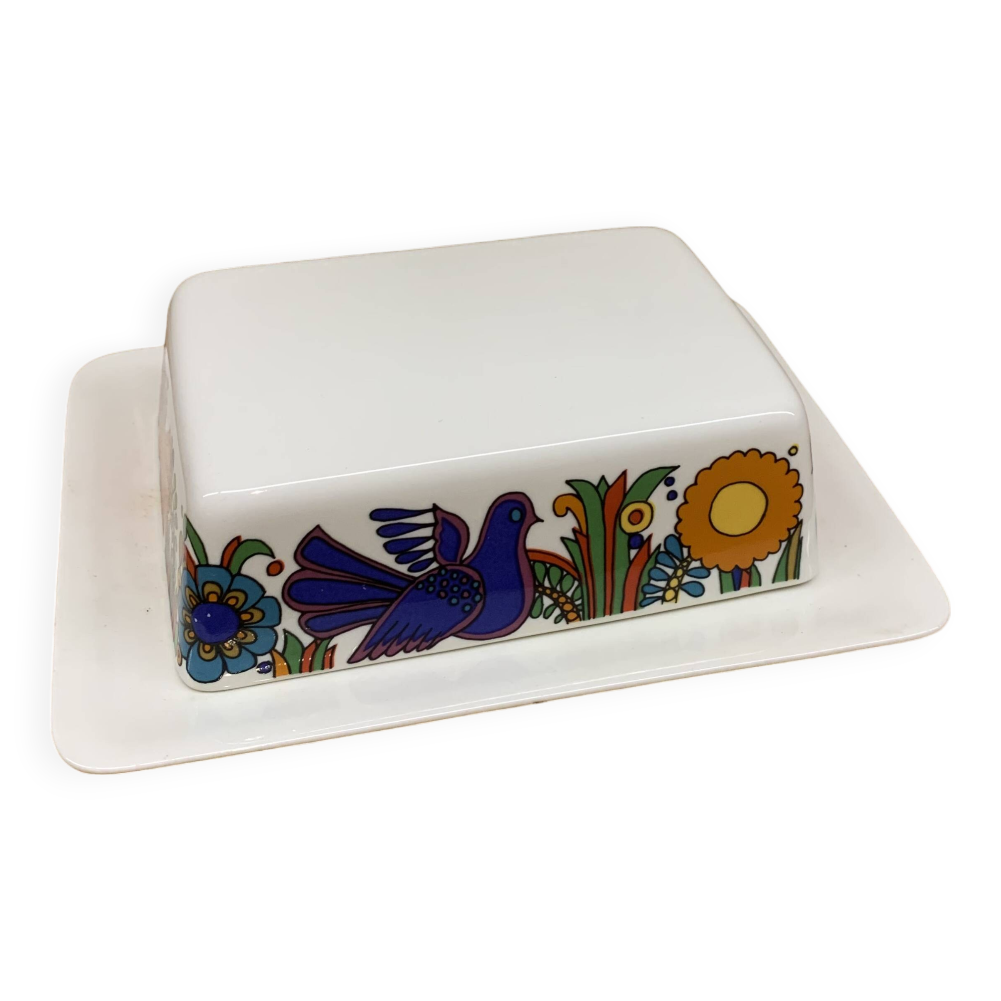 Beurrier Villeroy & Boch Acapulco, années 1970