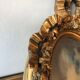 Pastel portrait, medallion frame