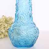 Empoli carafe, made in Italy, blue, vintage 60s