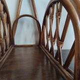 Rattan magazine holder