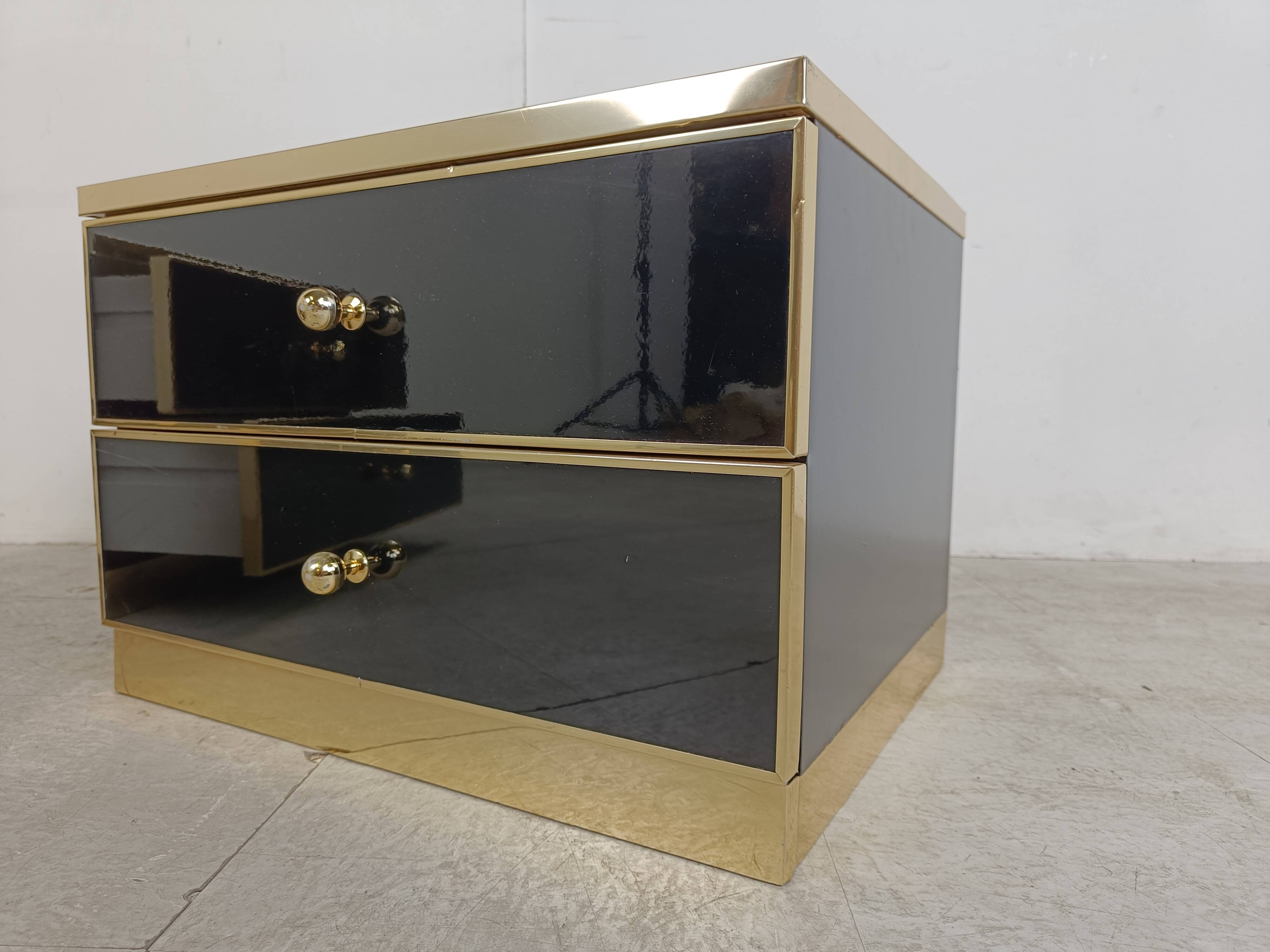 Pair of bedside cabinets, 1970s