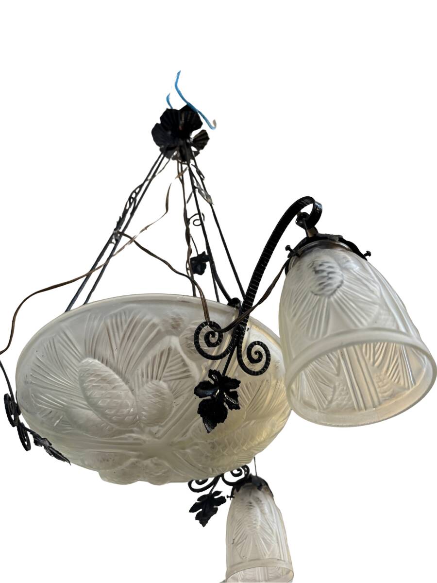 Art Deco pendant chandelier