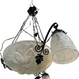 Art Deco pendant chandelier