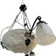 Art Deco pendant chandelier