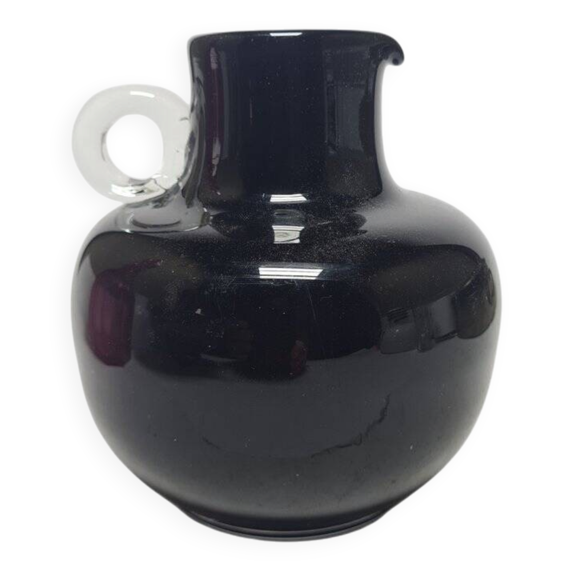 Postmodern jug from Tarnowiec Glassworks, Poland, 1970s