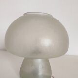 Lampe champignon verre vintage