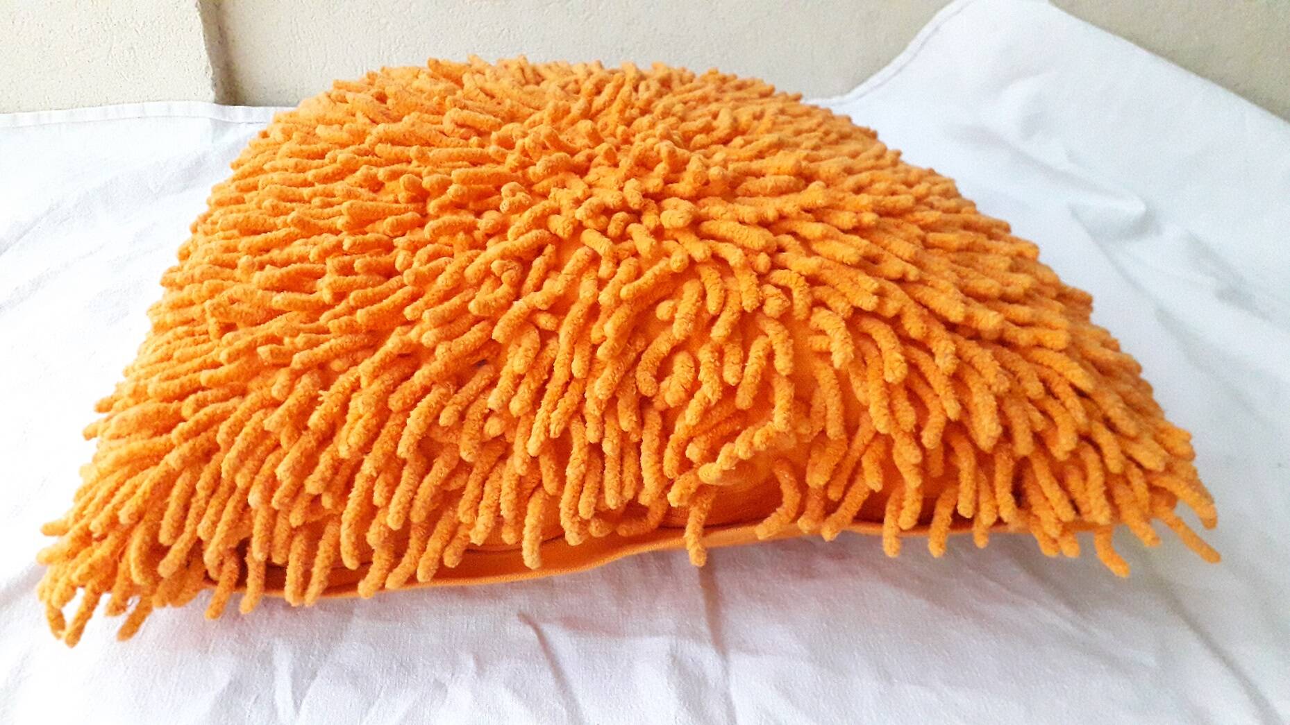 2 coussins oranges