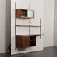 rosewood wall unit by Preben Sorensen for PS System, Randers, 1960s