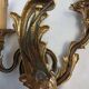Pair of Louis XV style bronze wall sconces