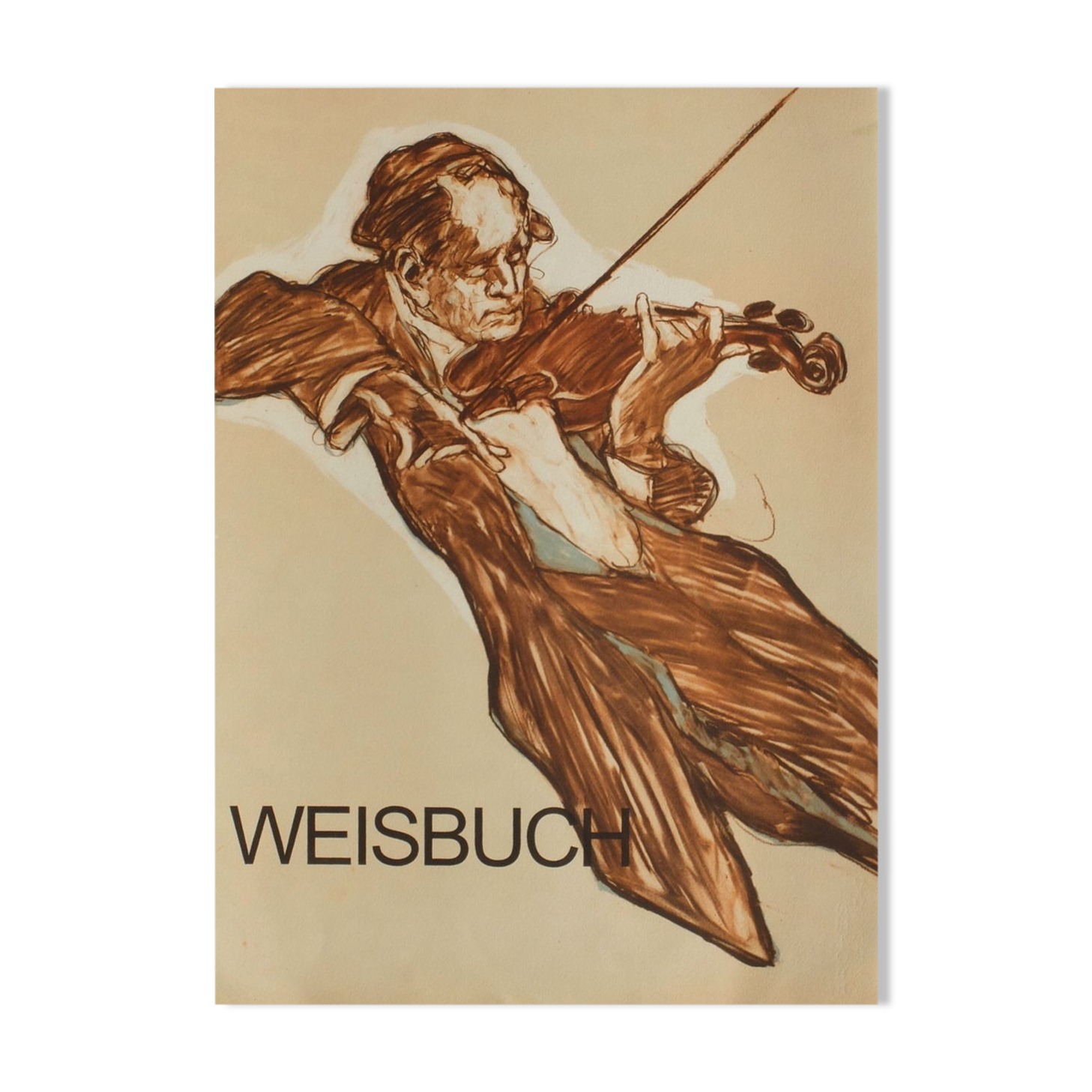 Claude Weisbuch poster violinist