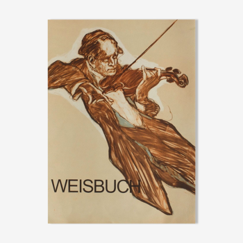 Claude Weisbuch affiche le violoniste