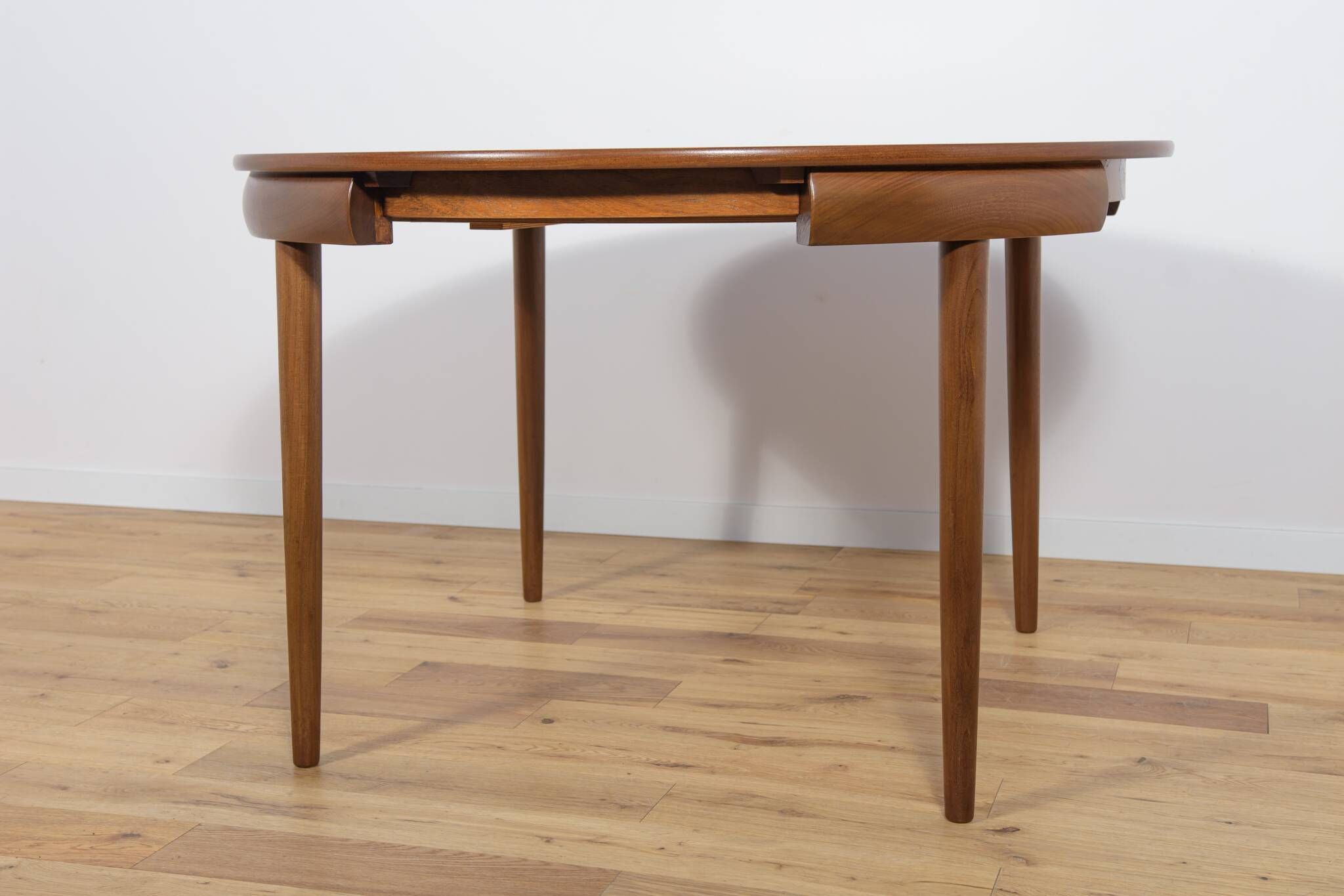 Mid-Century Teak Dining Table & Chairs by Hans Olsen for Frem Røjle, 1960s, Set of 5