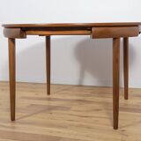 Mid-Century Teak Dining Table & Chairs by Hans Olsen for Frem Røjle, 1960s, Set of 5