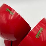 Pair of Table Lamps 'Panda' by Ambrogio Pozzi for Harveiluce, 70s