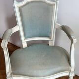 Painted wooden armchair / Louis XVI style / Good condition