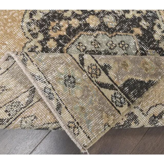 Tapis kilim oushak turc vintage en laine