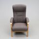 Hjort Knudsen — Armchair with Matching Footstool — Adjustable Backrest — Mo