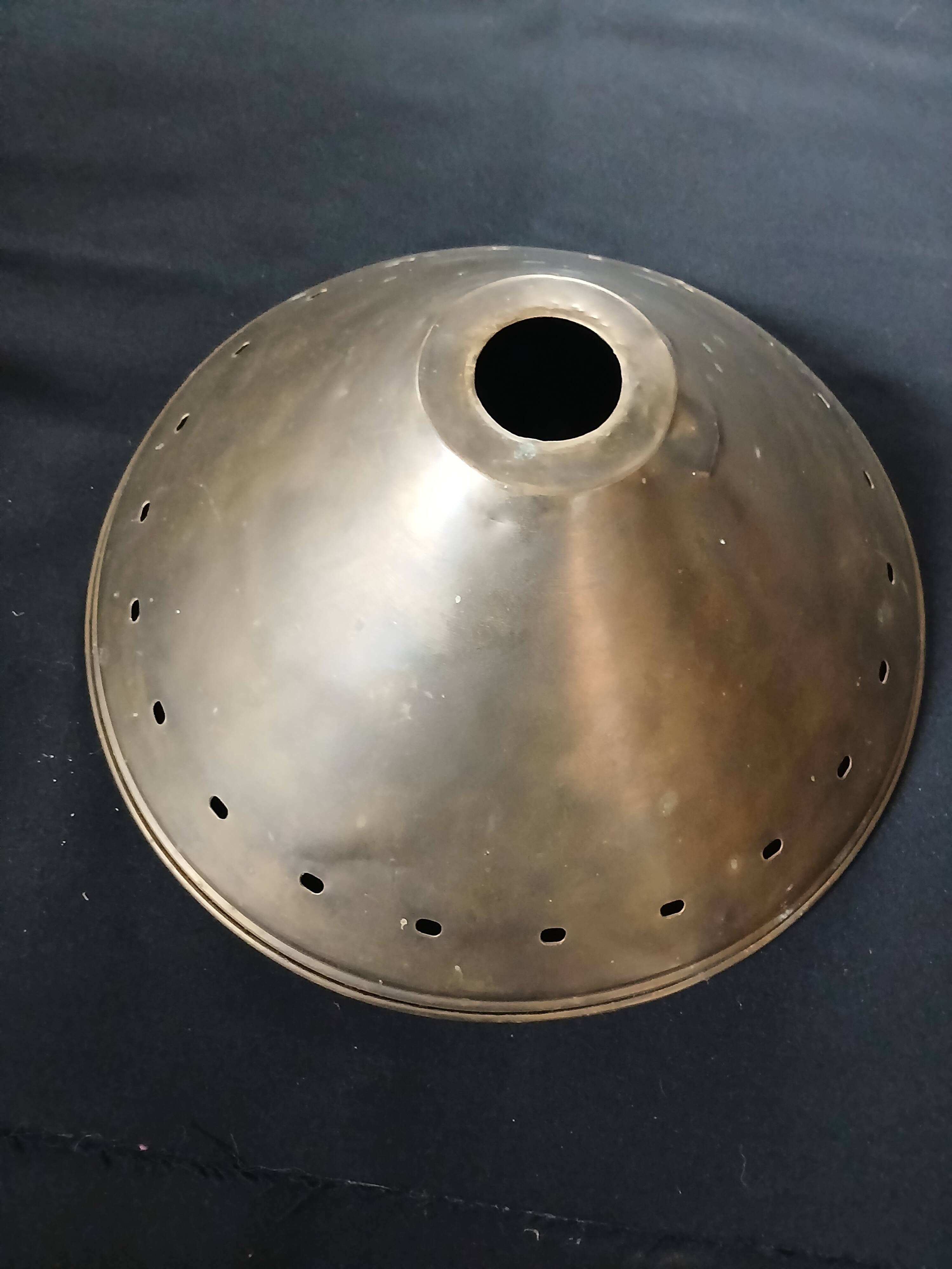 Antique brass lampshade