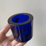 Iittala Kivi x Marimekko Vintage Royal Blue Candle Holder