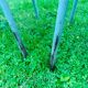 Set of 4 school chairs - wood & metal