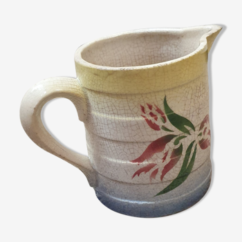 Ceramic cold milk pitcher from 1930/40