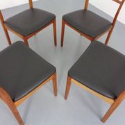 Danish Teak Dining Chairs, 1960s, Set of 4