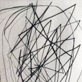 Emile gilioli (after), untitled, c. 1990. original engraving with stamp