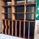 Shelf with workshop lockers