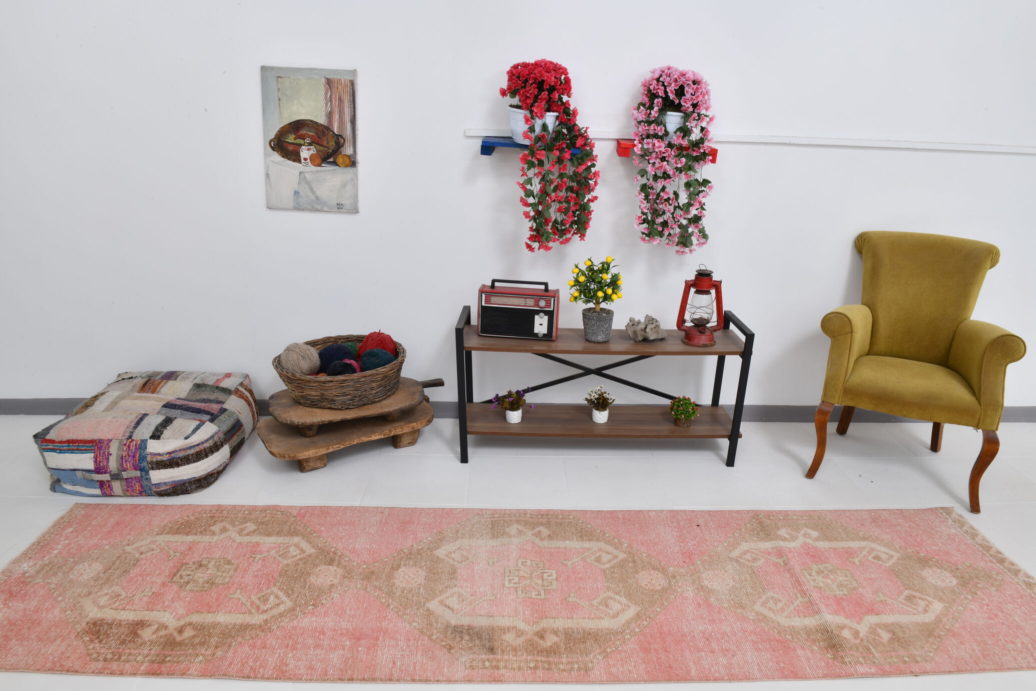 3x11 oriental vintage runner rug 86x340cm