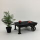 Industrial coffee table natural bog oak