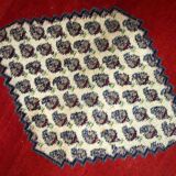 Vintage Indian Carpet Seraband handmade 91cm x 163cm 1970s, 1C757