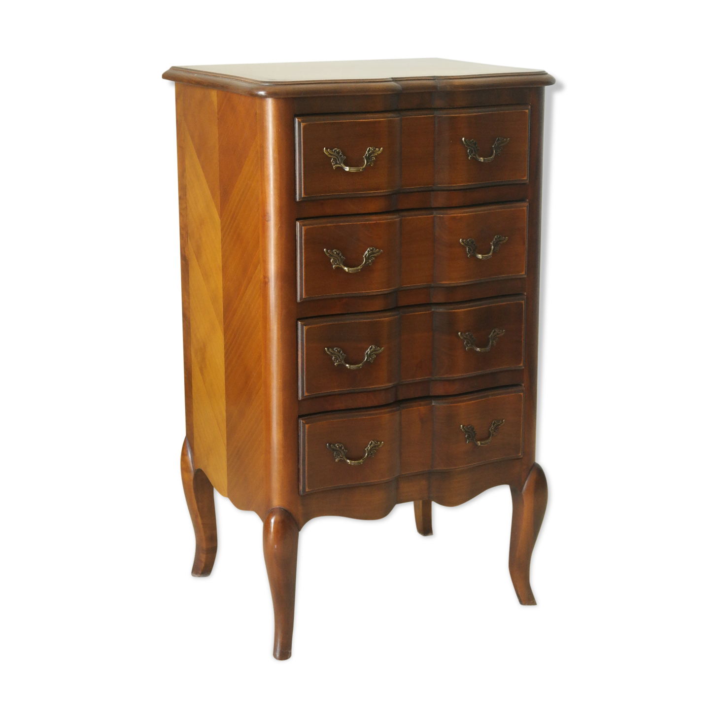 Chiffonnier style Louis XV cherry in marquetry