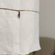 Old linen fabric lampshade suspension