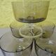 Set of 5 vintage champagne glasses
