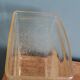 Bubble glass vase
