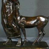 Bronze “Woman with Fawn”, Atelier Primavera – 1930