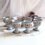 Set of 6 shells with stoneware cup Bergère de France