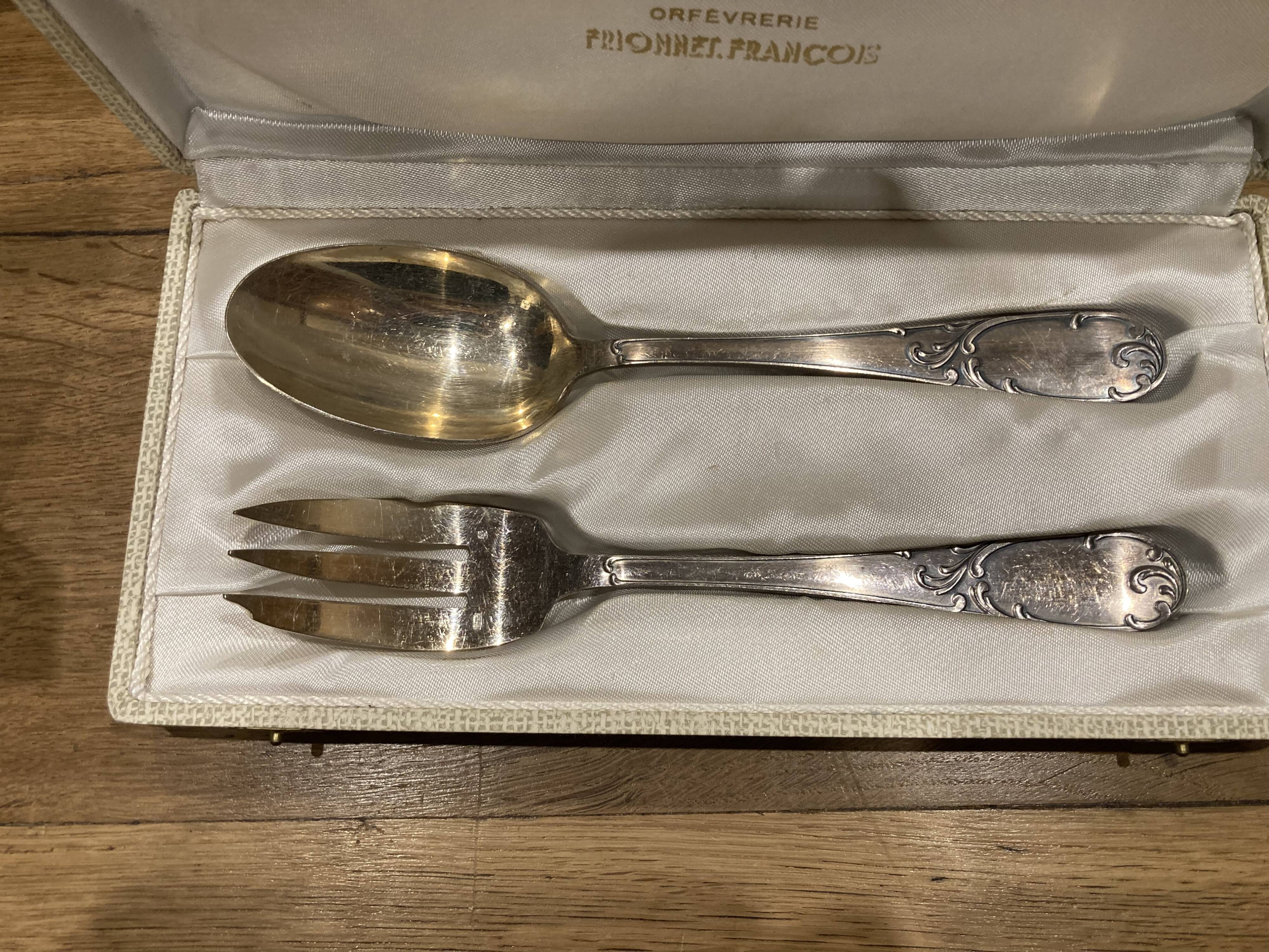François Frionnet 130p silver metal housekeeper
