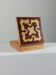 Vintage handmade wooden box with inlays