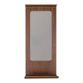 VINTAGE 1960S WALL MIRROR IN TEAK WITH DESIGN BY CAMPO E GRAFFI