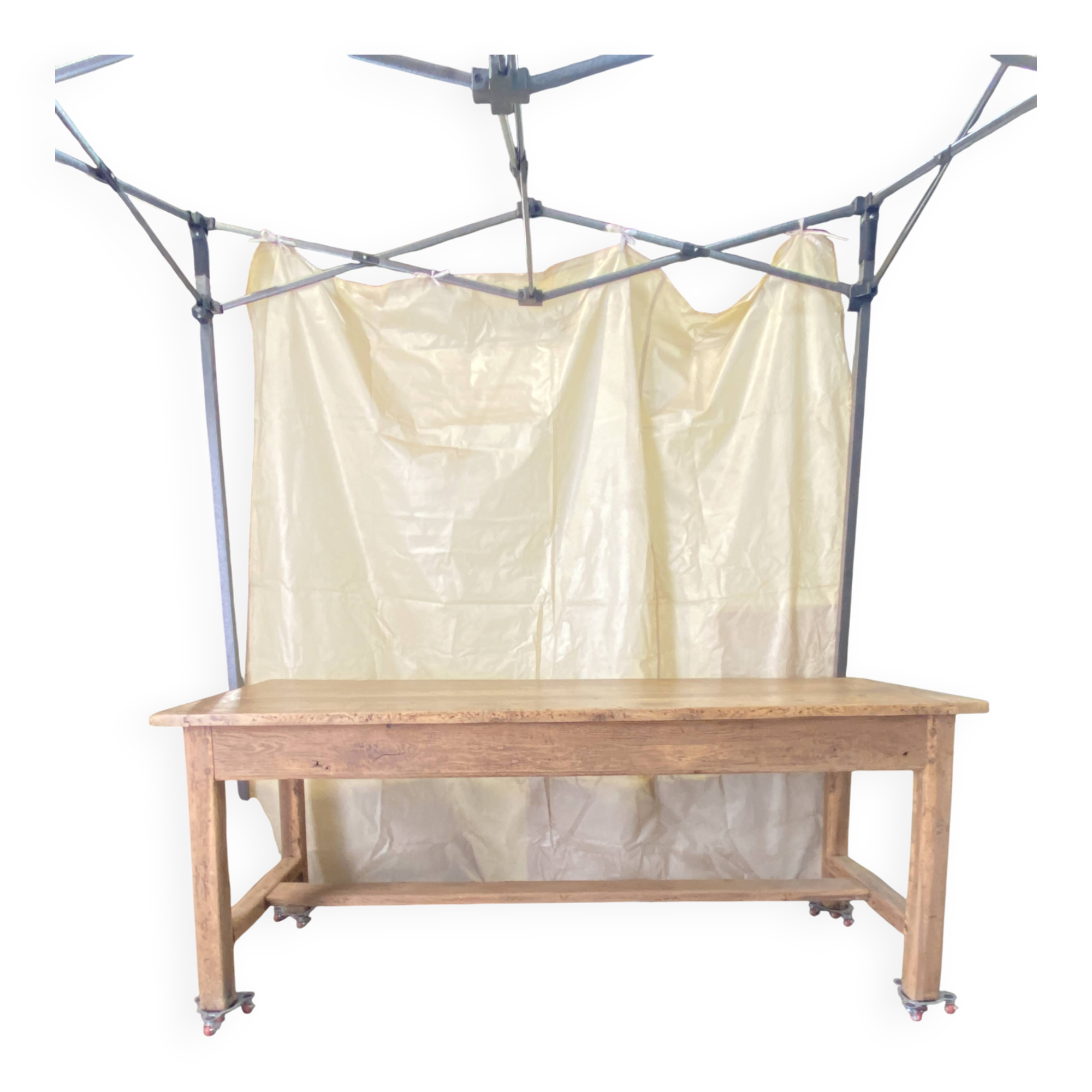 oak farmhouse table - 2 drawers