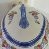 Tureen and its presentation dish Henriot Quimper