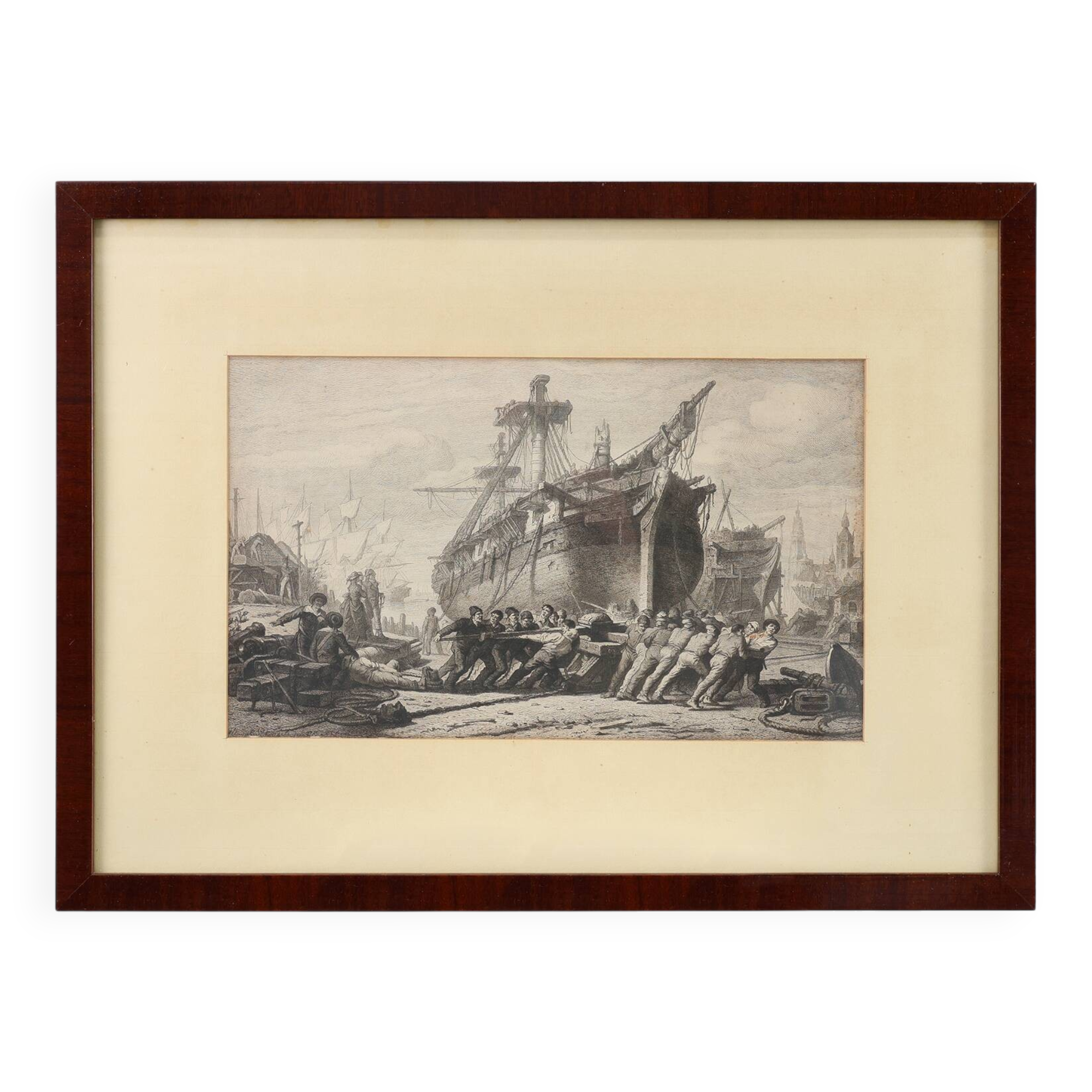 Antique Belgian Engraving of Napoleon I, After Hendrik Schaefels, 1804