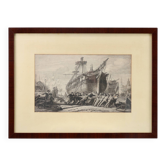 Gravure antique belge de Napoléon Ier, d'après Hendrik Schaefels, 1804