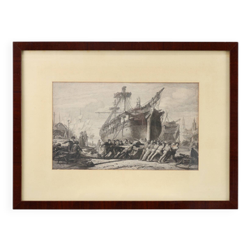 Antique Belgian Engraving of Napoleon I, After Hendrik Schaefels, 1804
