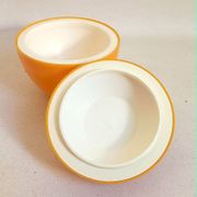 Seau à glace forme orange Années 70 Hauteur 17 cm