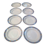 8 deep plates Terre de Fer Berthe / Longchamp