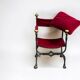Fauteuil Curule En Fer Et Bronze Dans Le Style Du XVIIème Siècle époque XXéme - Fauteuil En X